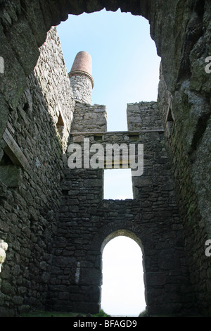 Ding Dong Tin Mine Cornwall Banque D'Images