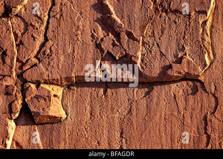 Les roches, texture, rock, pierre, roche, brune, rouge, pierres, roches, de stries, de veines Veines, close-up, rugueux, Close up Banque D'Images