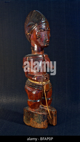 BAULE (Côte d'Ivoire), statuette de qualité musée Banque D'Images