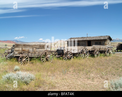 Old Trail Town Cody Wyoming USA Banque D'Images