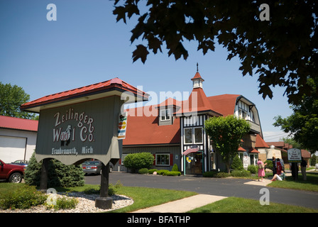 En compagnie de laine Zeilinger Frankenmuth, Michigan, États-Unis d'Amérique Banque D'Images