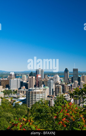 Vue de Montréal Canada Banque D'Images