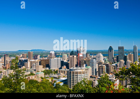 Vue de Montréal Canada Banque D'Images