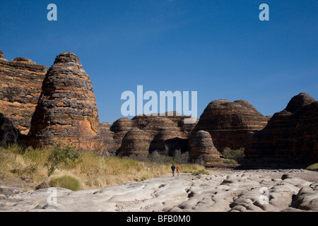 Gamme de Bungle Bungle dans le Parc National de Purnululu, Australie occidentale Banque D'Images