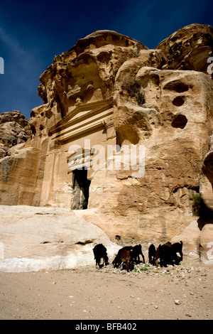 Al-Beidha, Little Petra, Jordanie Banque D'Images