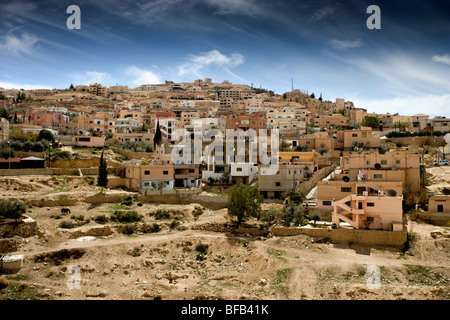 Wadi Musa, ville près de Petra, Jordanie Banque D'Images