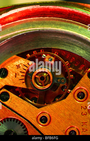 Regardez la machine partie détail et extreme close-up Banque D'Images