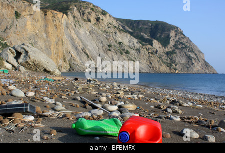 Kalamaki beach près de sale, Tortue, Parc national marin de Zante, Grèce 2009 Banque D'Images