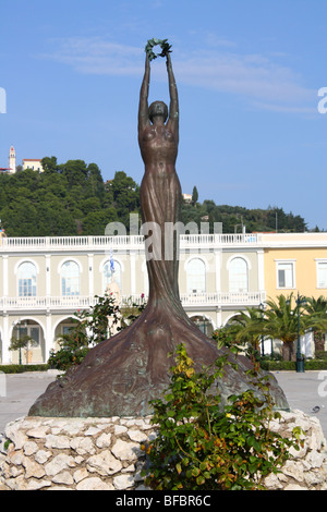 Place Solomos et Zakynthos, Zante, Grèce, 2009 Banque D'Images