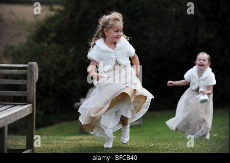 Profitez d'un mariage demoiselles Banque D'Images