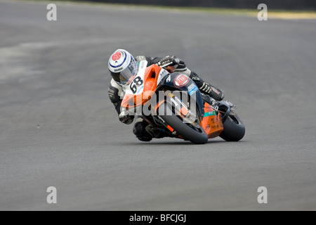 David Johnson - Team Maxxis adepte Yamaha YZF-R1 - British Superbike Championship 2009 - Ecosse, Knockhill Banque D'Images