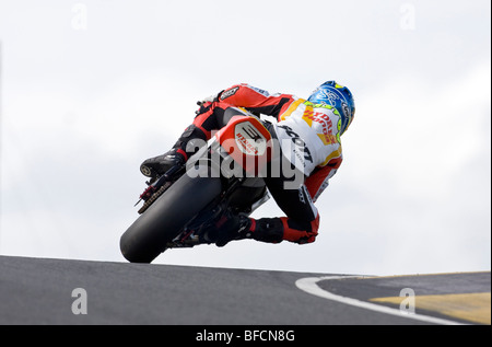 Stuart Easton - Équipe Hydrex Honda CBR 1000RR Fireblade - British Superbike Championship 2009 - Ecosse, Knockhill Banque D'Images