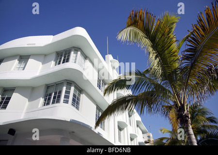 Carlyle Hotel sur Ocean Drive, Miami Beach Banque D'Images