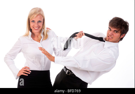 Femme réussie Banque D'Images