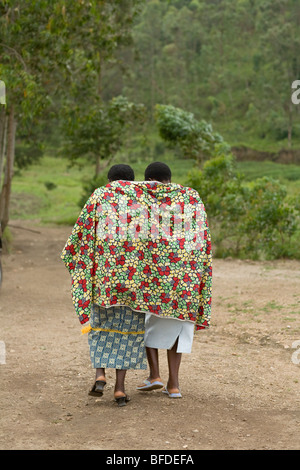 Rencontre des producteurs de café, zone de Nyakizu, Rwanda Banque D'Images