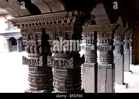 Au Musée de Patan Patan Durbar Square. Patan, Népal. Banque D'Images