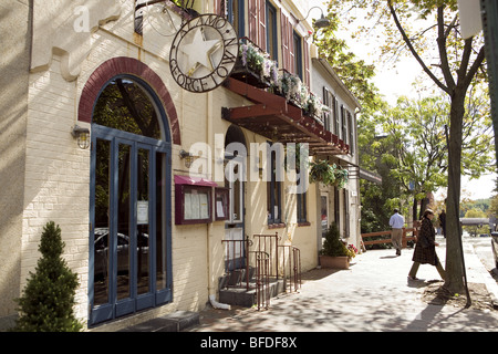 Une scène de rue, DC Georgetown. Banque D'Images