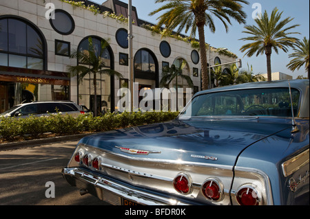 Rodeo Drive Beverley Hills, en Californie, USA Banque D'Images