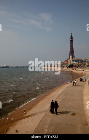 La Promenade, Blackpool Banque D'Images