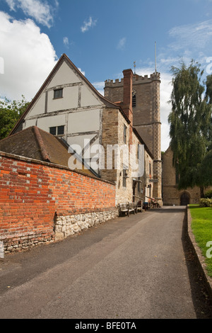 Abbaye de Dorchester et de musée, Dorchester on Thames, Oxfordshire, UK Banque D'Images