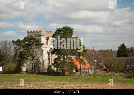 L'église St Mary à Streatley on Thames, Berkshire, Royaume-Uni Banque D'Images