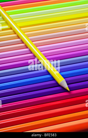 Crayons de couleur Banque D'Images