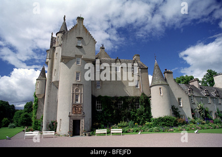 Ballindalloch Château (aussi connu comme la perle du Nord) château près de Grantown-on-Spey, dans la région de Moray en Écosse Banque D'Images