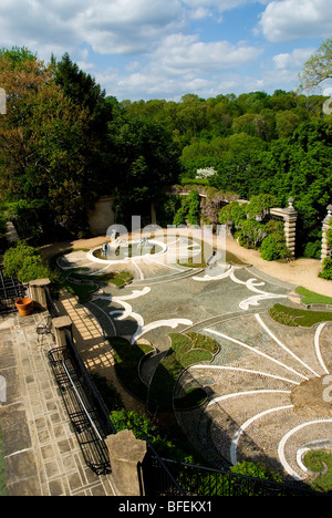 Plantation de Dumbarton Oaks, jardins, musée, Georgetown, Washington DC Georgetown vieux quartiers monuments historiques Banque D'Images