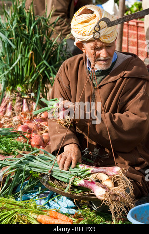 En dehors du marché berbère Taroudant Maroc Banque D'Images