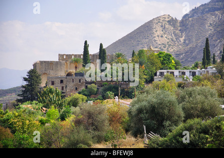 L'Abbaye de Bellapais, Bellapais, district de Kyrenia, Chypre du Nord Banque D'Images