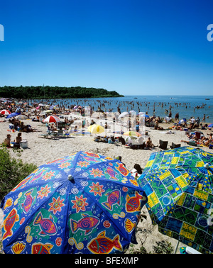 Le parc provincial de Grand Beach, le lac Winnipeg, Manitoba, Canada Banque D'Images