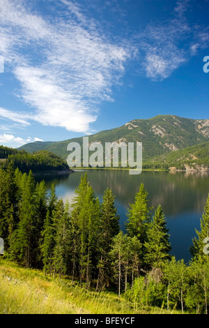 Le lac Moyie, British Columbia, Canada Banque D'Images