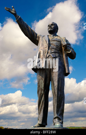 Statue de Lénine - Memento Sculpture Park ( Szobaopark ) Budapest, Hongrie Banque D'Images