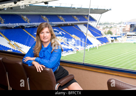 Karren Brady ex-MD de Birmingham City FC. Maintenant sur l'apprenti avec Sir Alan Sugar Banque D'Images