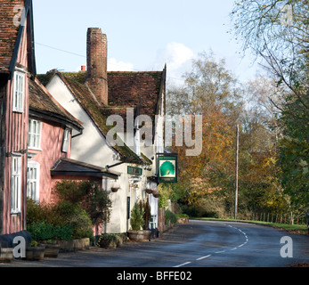 Peacock Inn à Chelsworth, Suffolk, Angleterre Banque D'Images