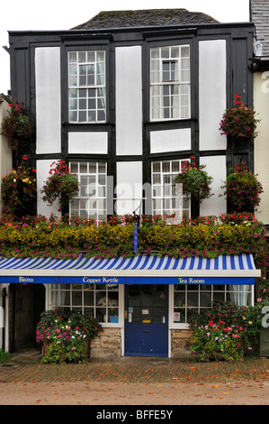 BURFORD, OXFORDSHIRE, Royaume-Uni - 31 OCTOBRE 2009 : vue extérieure du restaurant Cooper Kettle Cafe dans High Street Banque D'Images