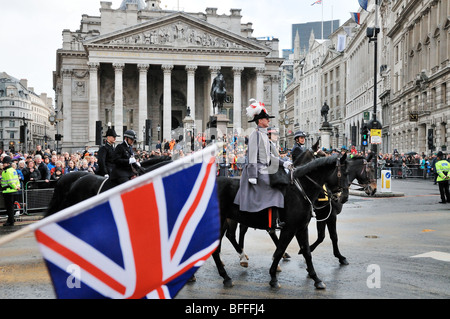 Le Seigneur Mayor's Show 2009 défilé dans la ville de Londres à Bank Banque D'Images