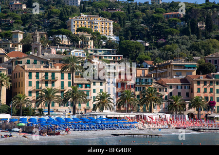 L'eau de Santa Margherita Ligure, Italie Banque D'Images