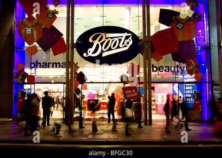 Boots Chemist - Oxford Street - Londres Banque D'Images