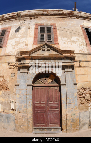 Porte dans la forteresse région d'El Jadida, Maroc Banque D'Images