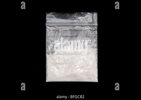 La méphédrone 4-methylmethcathinone (4-MMC) un stupéfiant, vendu sur le web en tant que chargeur plante également connu sous le nom de bulles, Miaou, MCAT. Banque D'Images