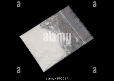 La méphédrone 4-methylmethcathinone (4-MMC) un stupéfiant, vendu sur le web en tant que chargeur plante également connu sous le nom de bulles, Miaou, MCAT. Banque D'Images