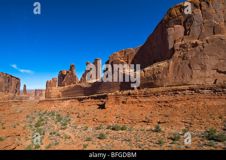 Arches National Park au sud-ouest de l'Utah USA Banque D'Images