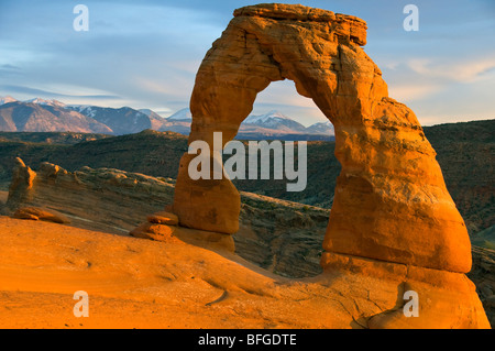 Delicate Arch, Arches National Park Utah Banque D'Images