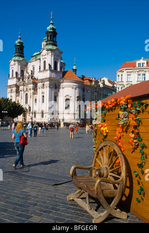 Festival du vin Vinobrani Staromestske namesti, à la place de la vieille ville de Prague République Tchèque Europe Banque D'Images