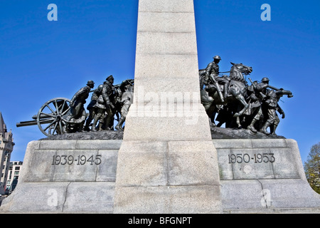 Monument commémoratif de guerre du Canada, Ottawa, Ontario, Canada Banque D'Images