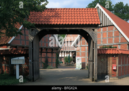 Dans Elting-Bussmeier Artlaender Haus Badbergen, Artland, Niedersachsen Banque D'Images