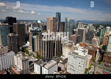 Le centre et l'ouest de Vancouver, British Columbia, Canada Banque D'Images