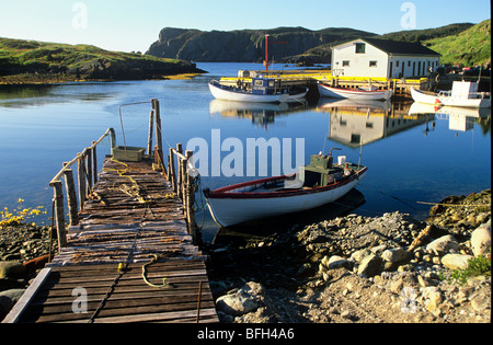 Bateau en bois, Brigus South, Terre-Neuve, Canada Banque D'Images