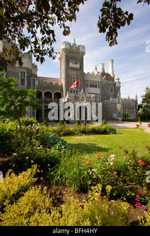 La Casa Loma, l'un des plus grands monuments historiques de Toronto. Toronto, Ontario, Canada Banque D'Images